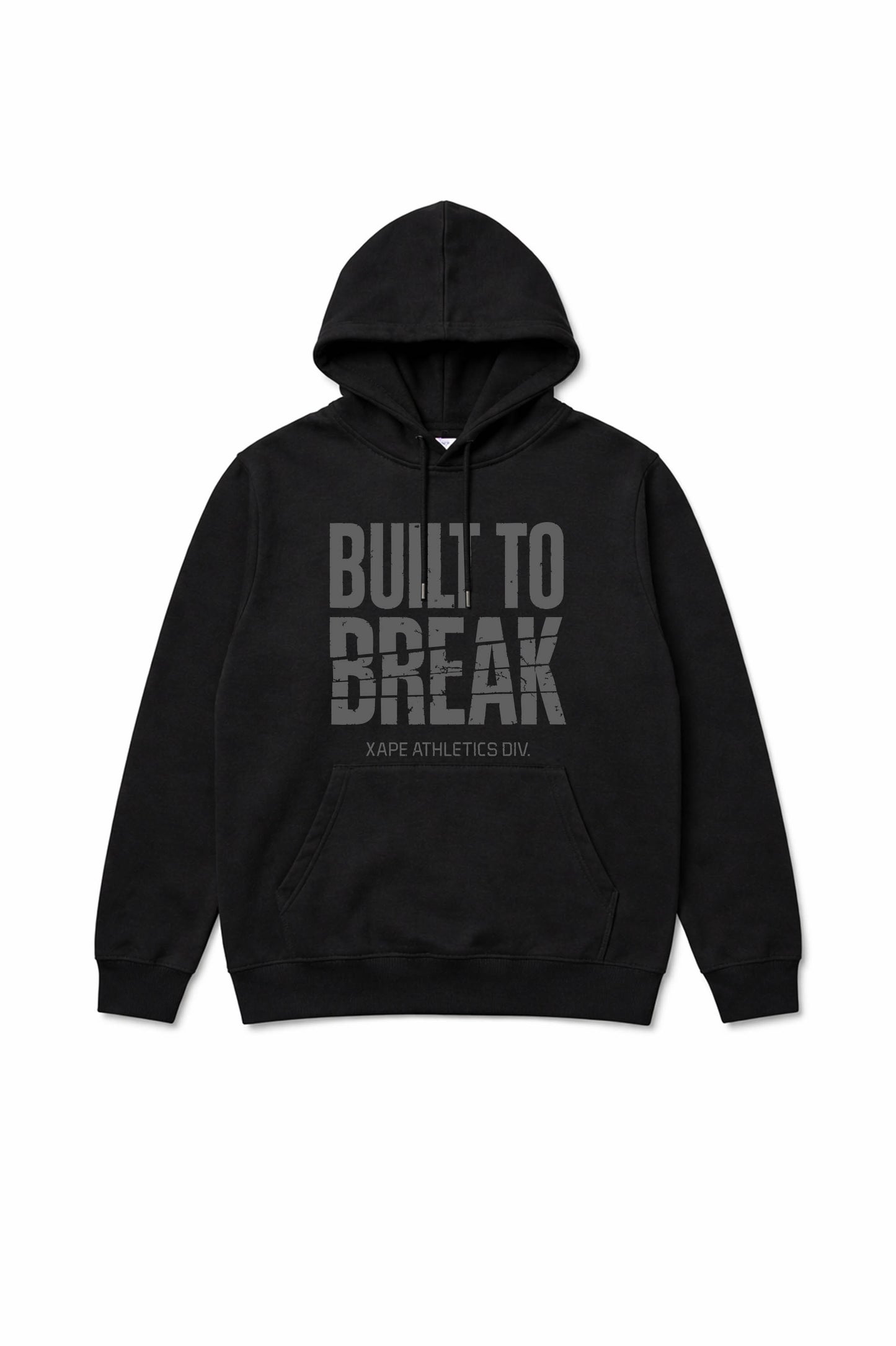 XAPE Built To Break String Hoodie - Black