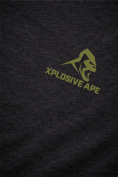 XAPE Head Down String Hoodie - Black