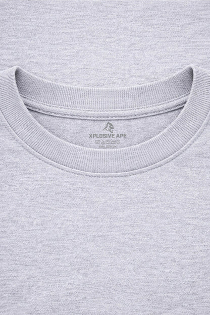 XAPE Campus Script Tee - Sports Grey