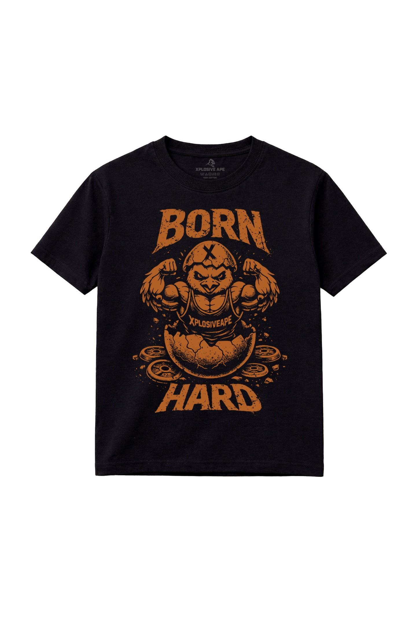 XAPE Born Hard V2 Tee - Black