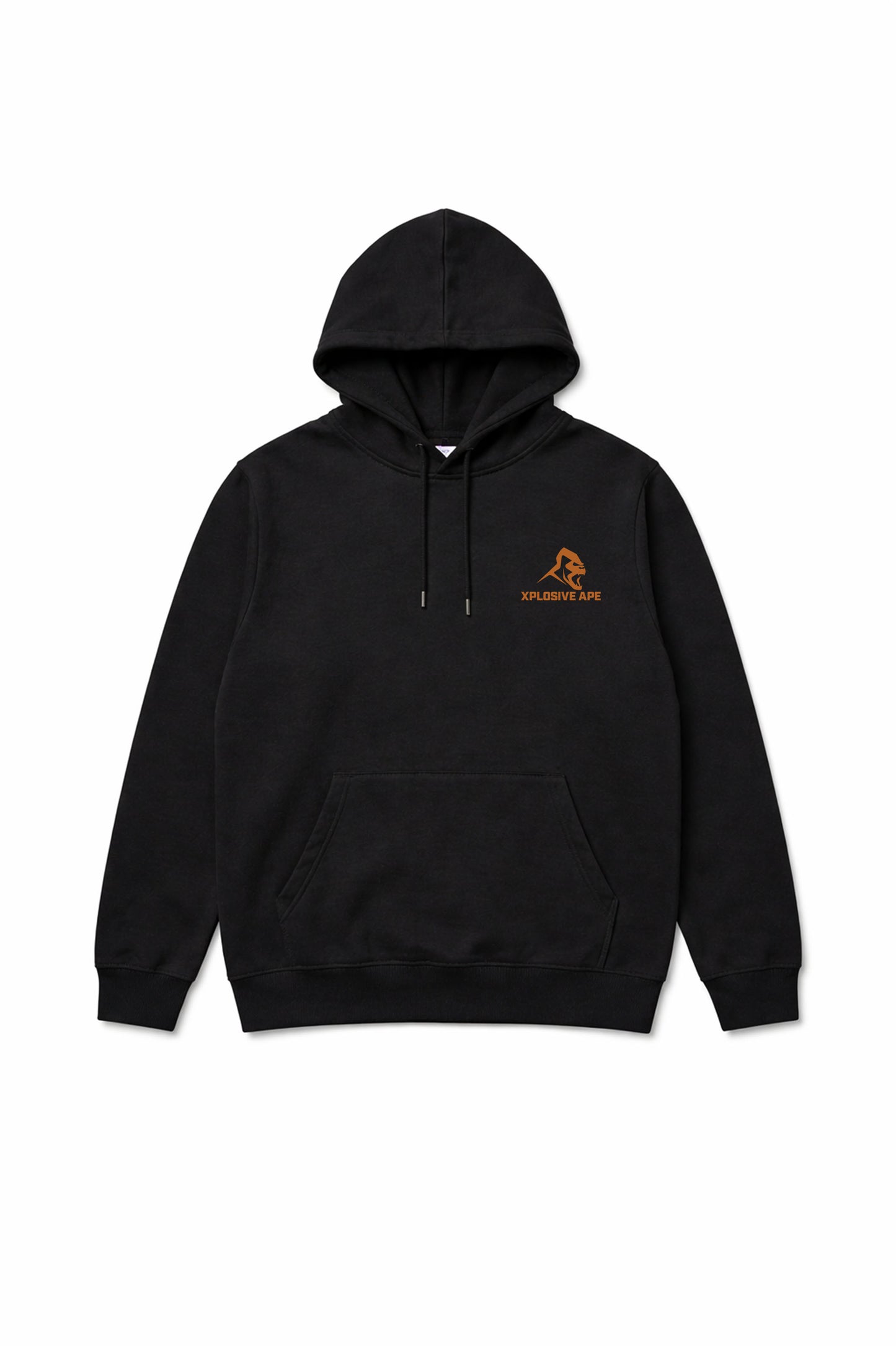 XAPE Born Hard V2 String Hoodie - Black