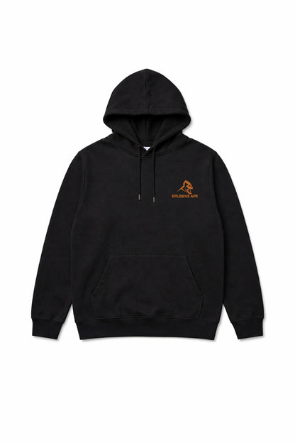 XAPE Born Hard V2 String Hoodie - Black