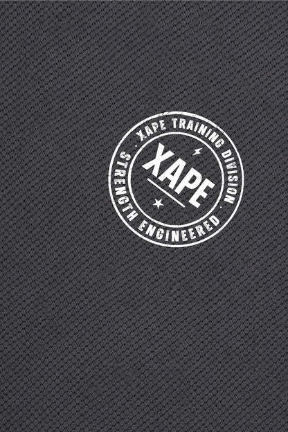XAPE Classic Badge Logo X Tech Tee - Charcoal