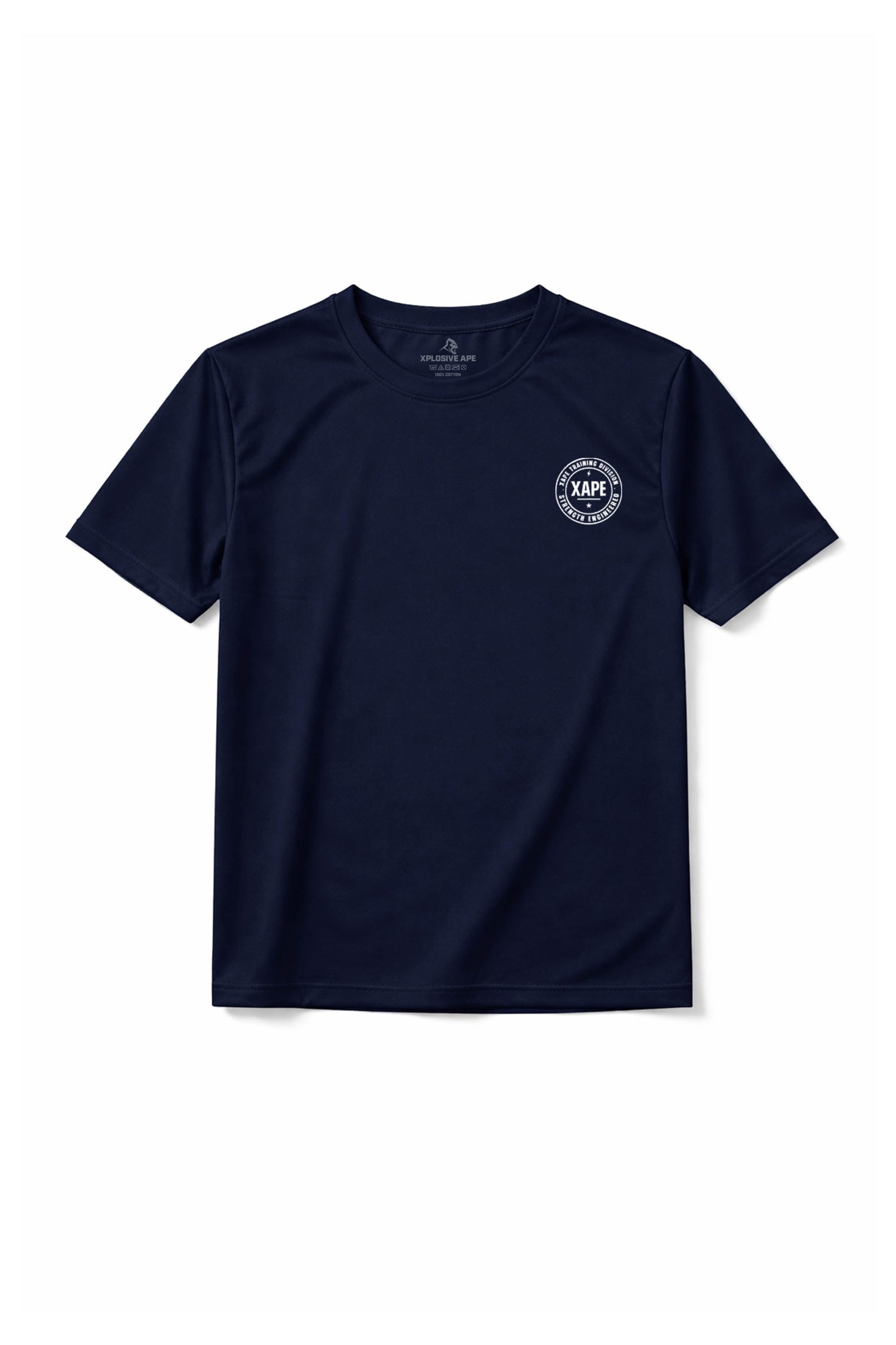 XAPE Classic Badge Logo X Tech Tee - Navy