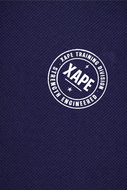 XAPE Classic Badge Logo X Tech Tee - Navy