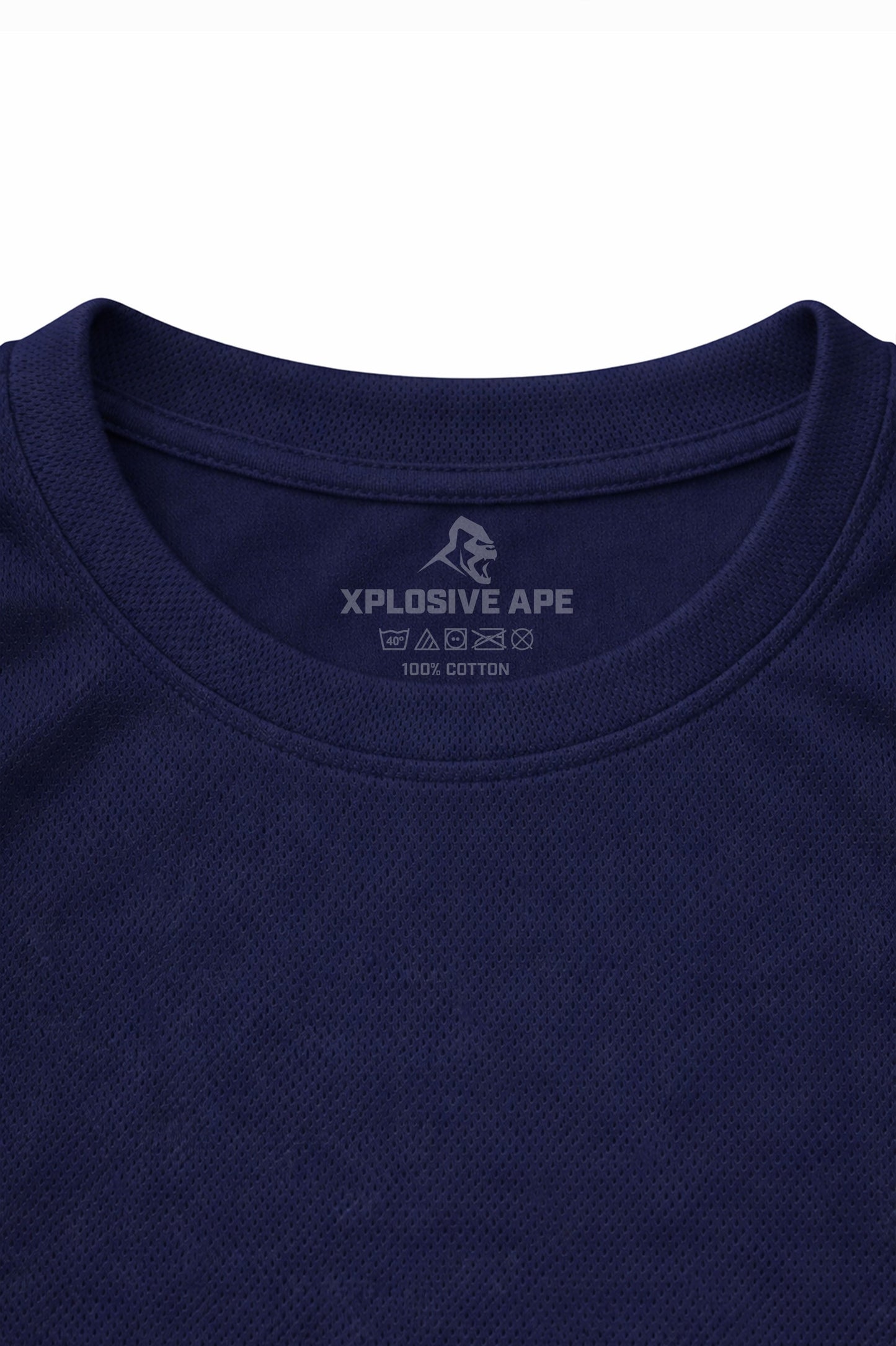 XAPE Classic Badge Logo X Tech Tee - Navy