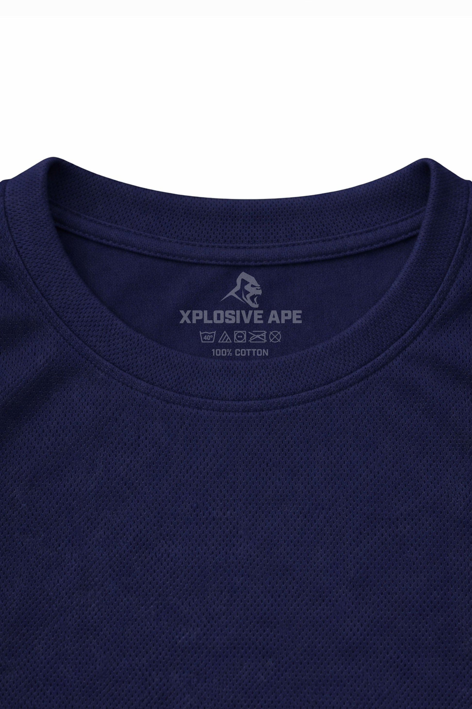 XAPE Classic Badge Logo X Tech Tee - Navy