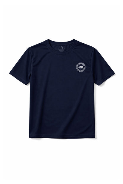 XAPE Classic Badge Logo X Tech Tee - Navy