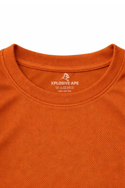 XAPE Classic Badge Logo X Tech Tee - Orange