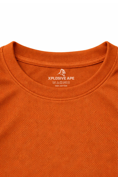 XAPE Classic Badge Logo X Tech Tee - Orange
