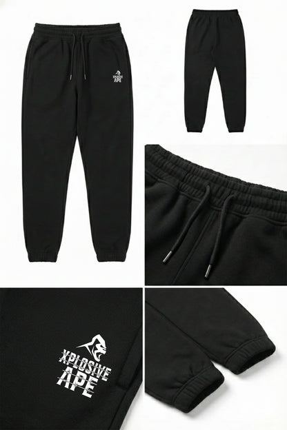 XAPE Classic Barbed Logo Joggers - Black