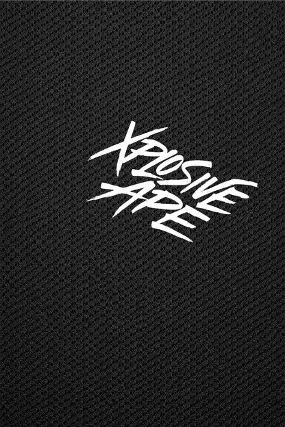 XAPE Classic Brush Script X Tech Tee - Black