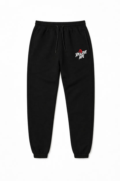 XAPE Classic Stencil Logo Joggers - Black