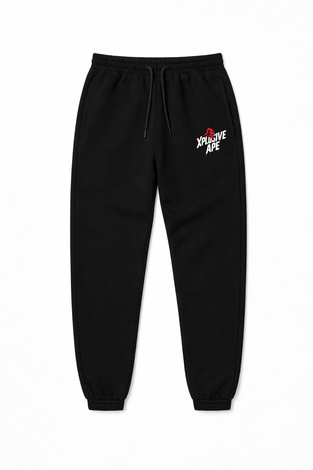 XAPE Classic Stencil Logo Joggers - Black