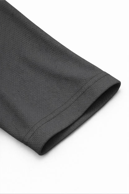 XAPE Classic Stencil Logo X Tech Tee - Charcoal