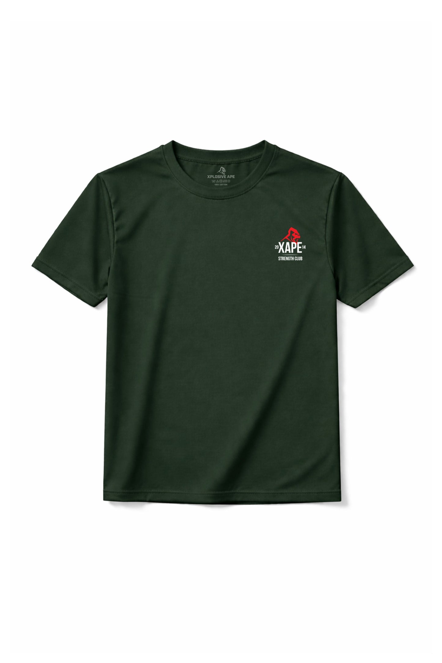 XAPE Classic Strength X Tech Tee - Forest Green