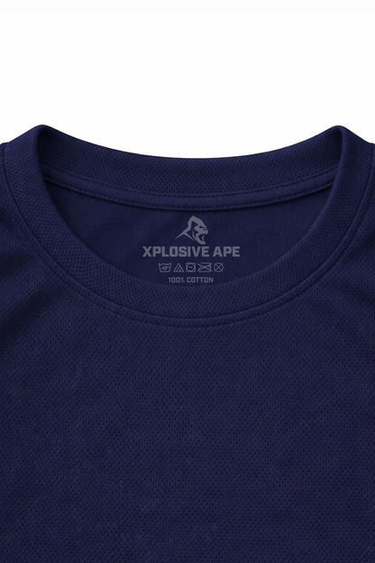 XAPE Classic Strength X Tech Tee - Navy