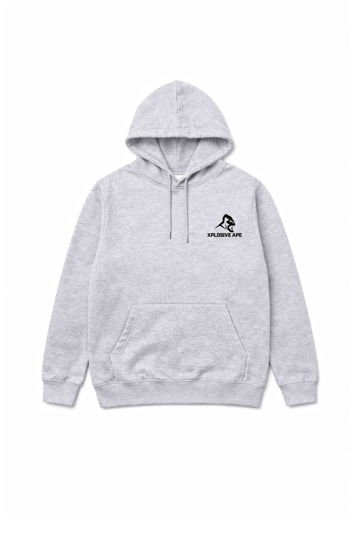 XAPE Classic V2 String Hoodie - Heather Grey