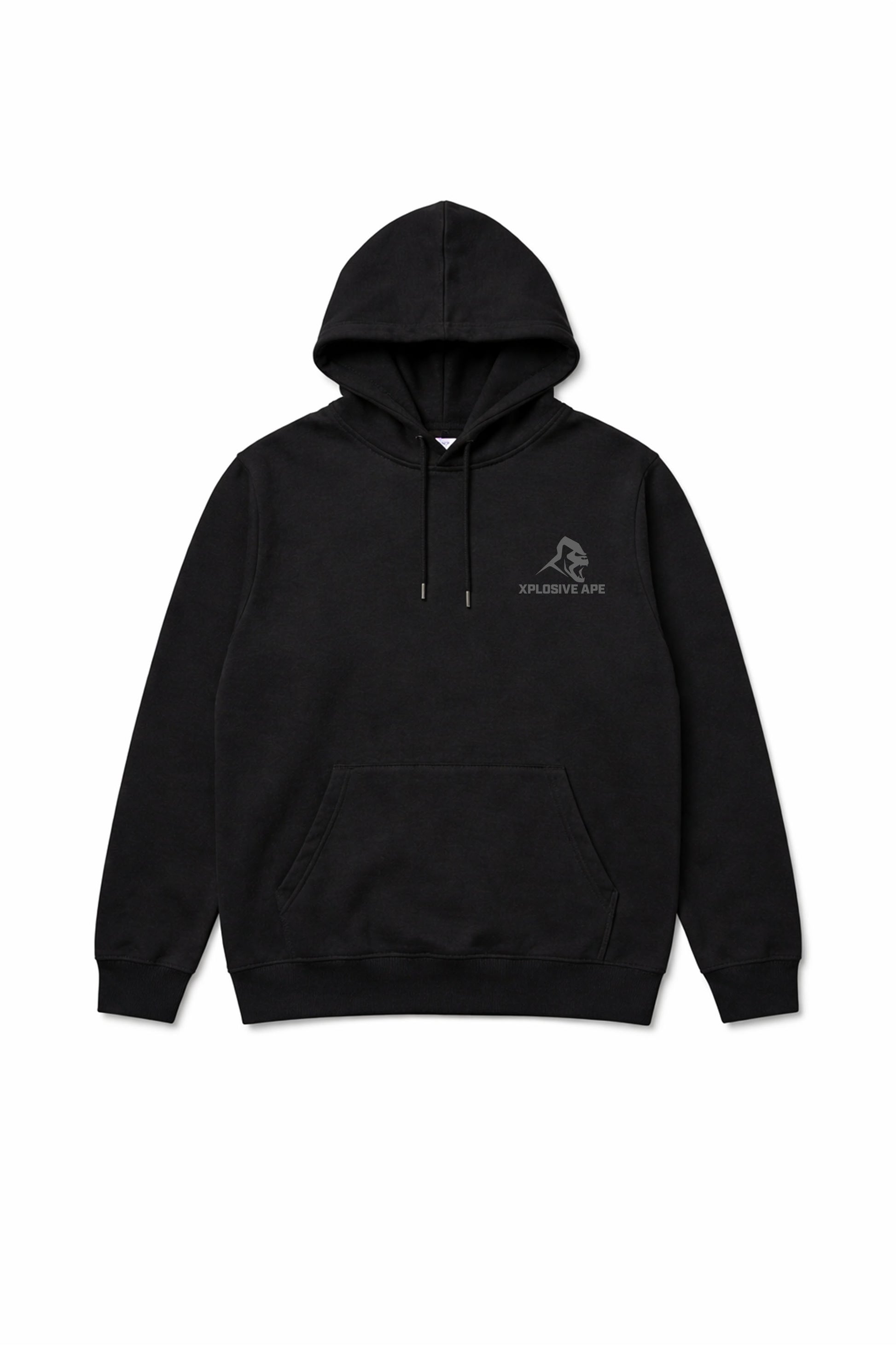 XAPE Claw Strike String Hoodie - Black