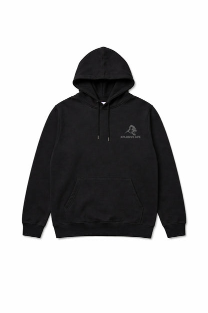 XAPE Claw Strike String Hoodie - Black