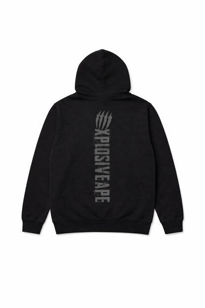 XAPE Claw Strike String Hoodie - Black
