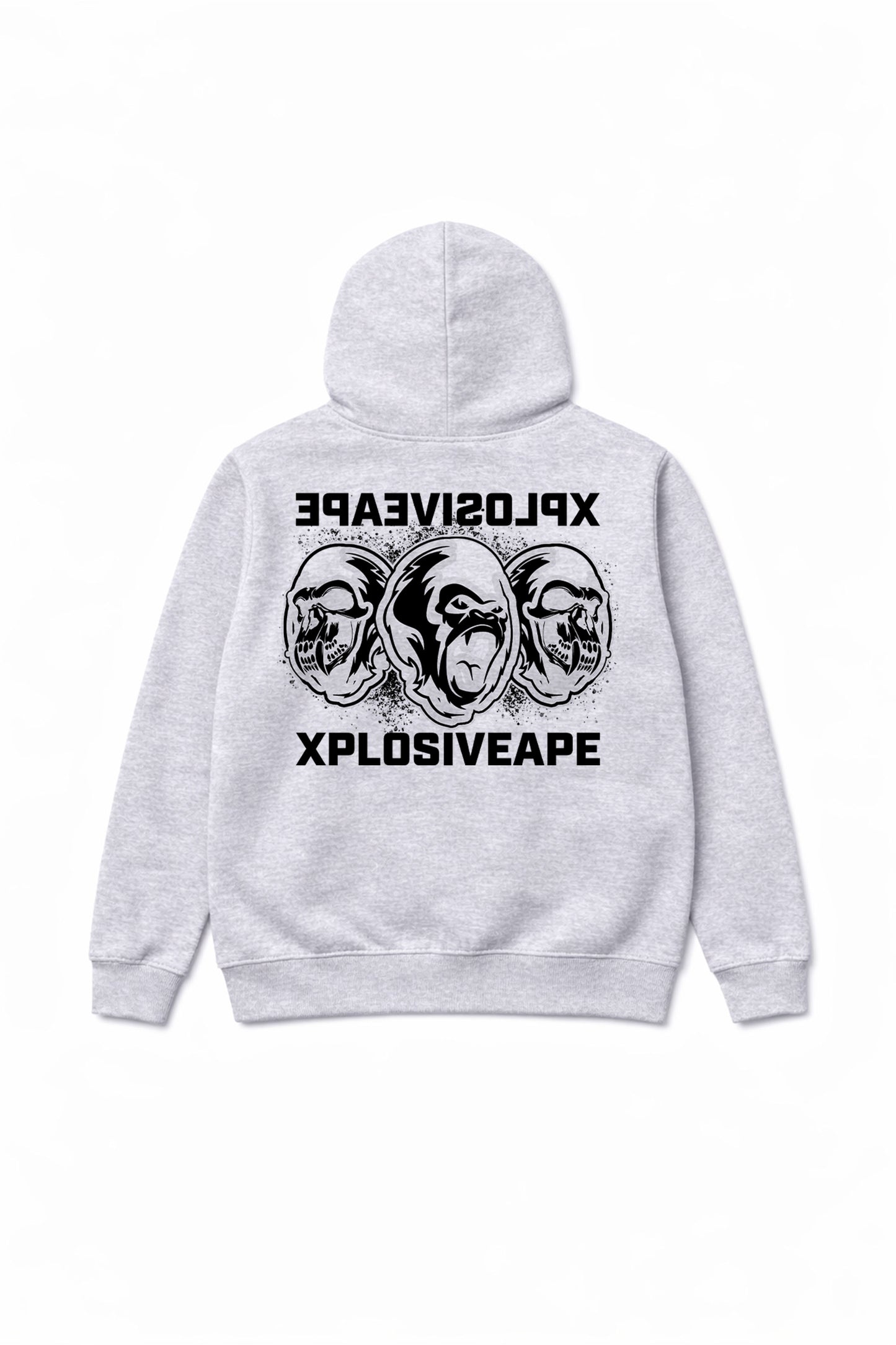 XAPE De-Evolve Hoodie - Heather Grey