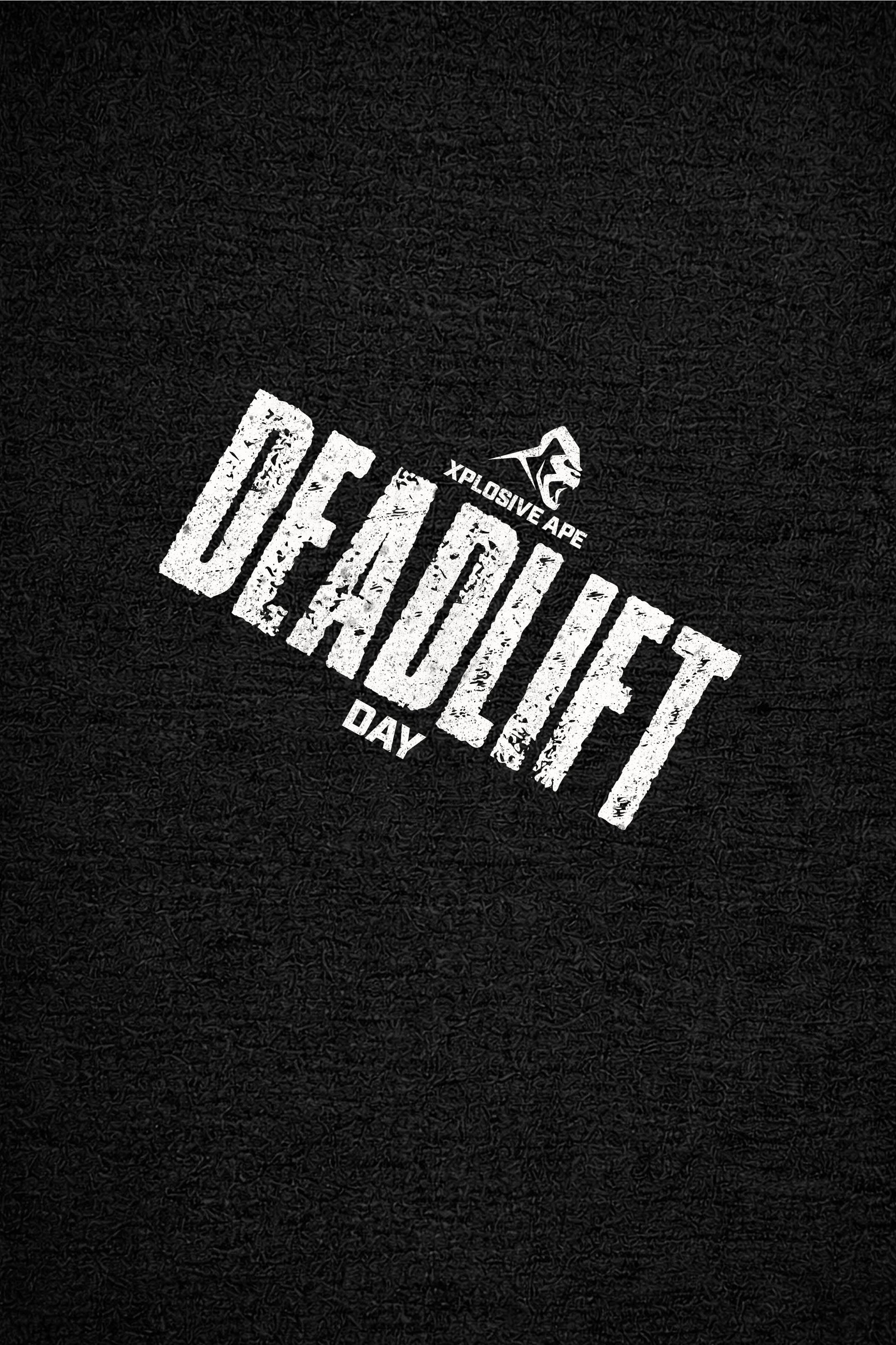 XAPE Deadlift Day V2 Tee - Black