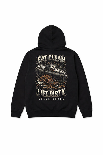 XAPE Lift Dirty String Hoodie - Black