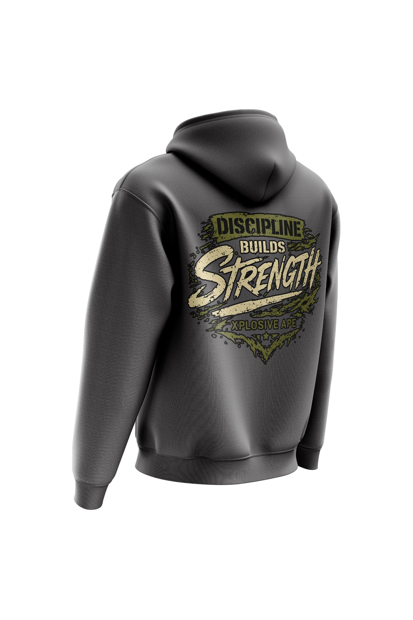 XAPE Discipline Hoodie - Charcoal