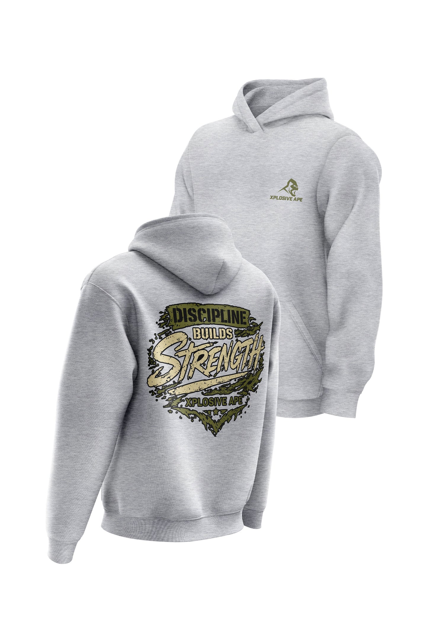 XAPE Discipline Hoodie - Sports Grey