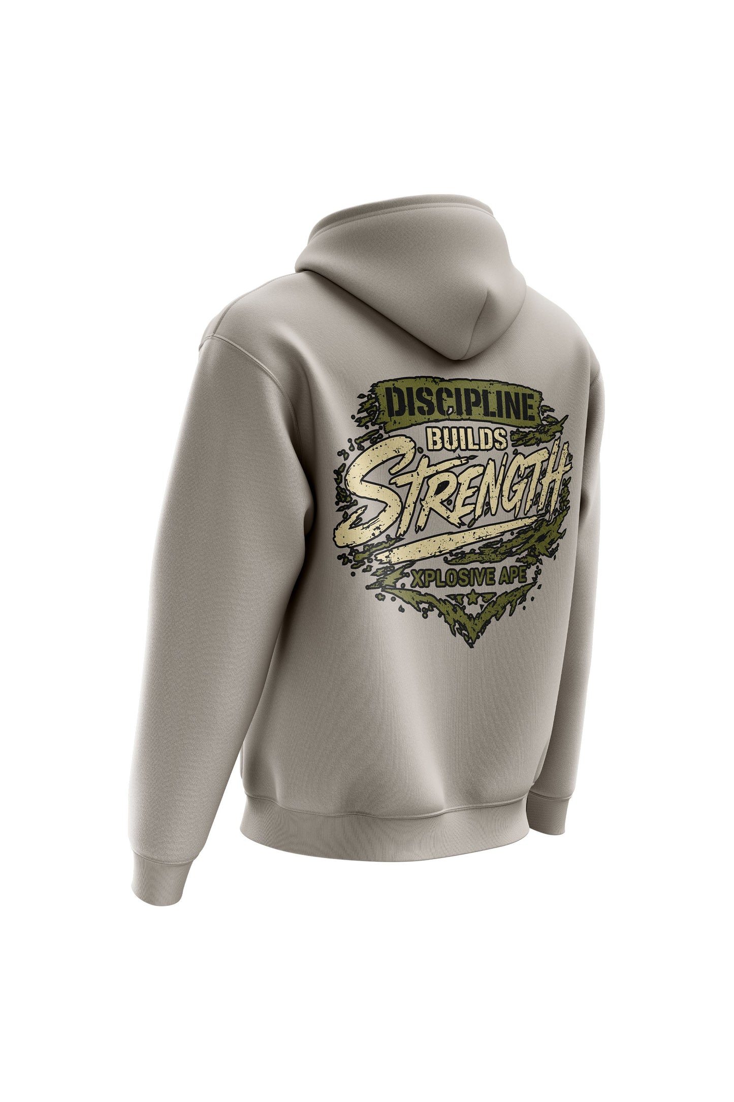 XAPE Discipline Hoodie - Stone