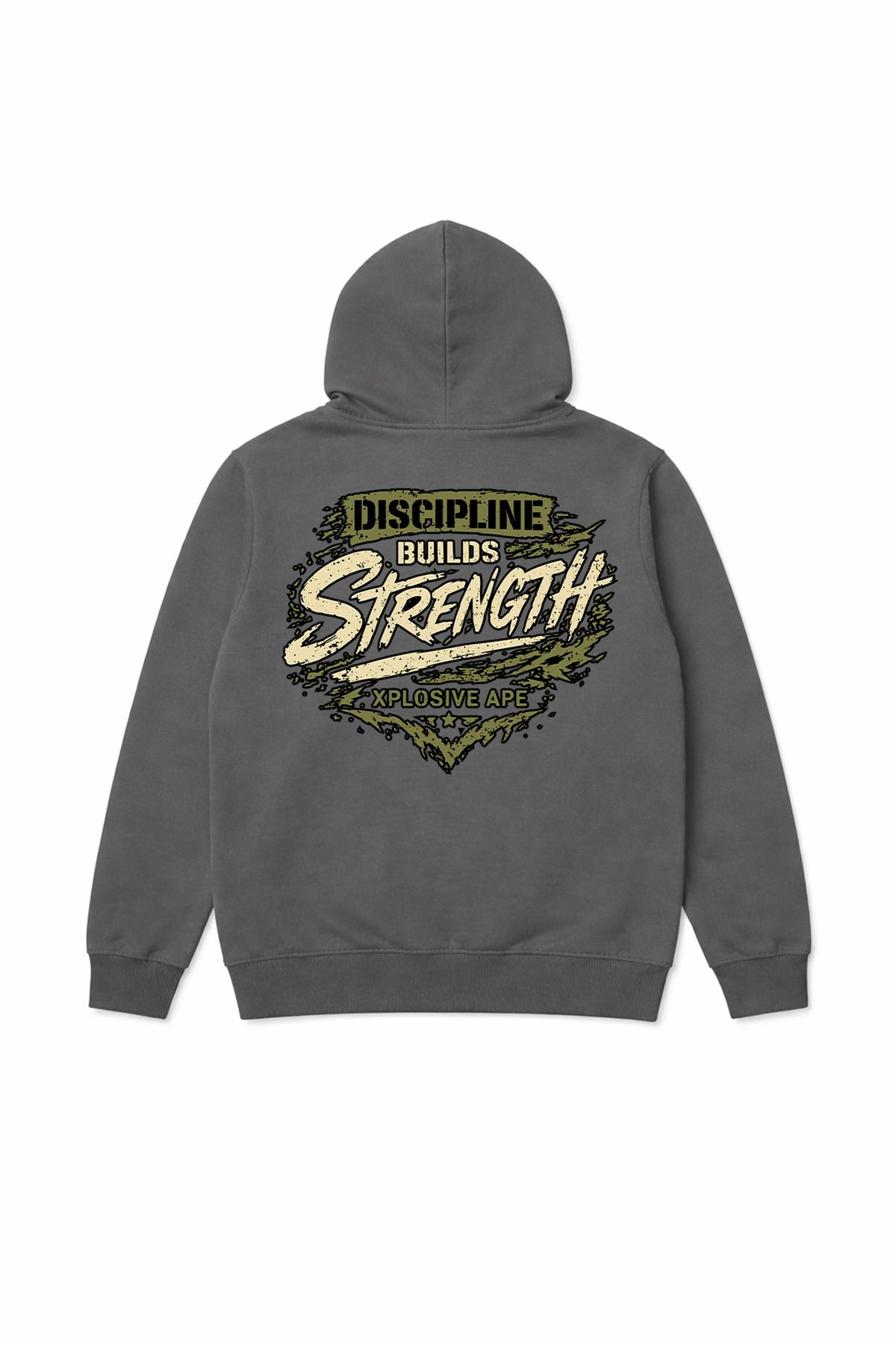 XAPE Discipline Hoodie - Charcoal