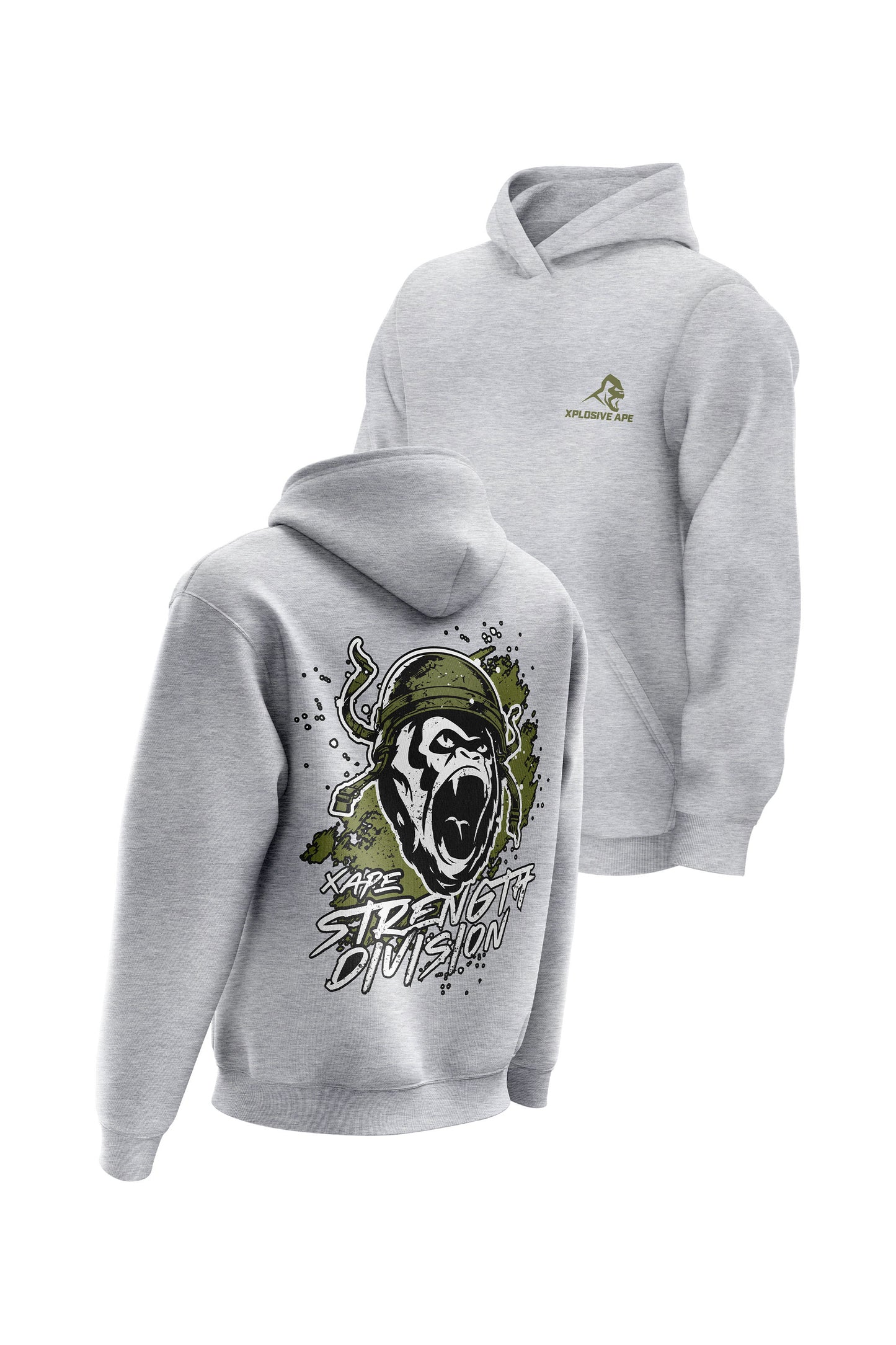 XAPE Division Hoodie - Sports Grey