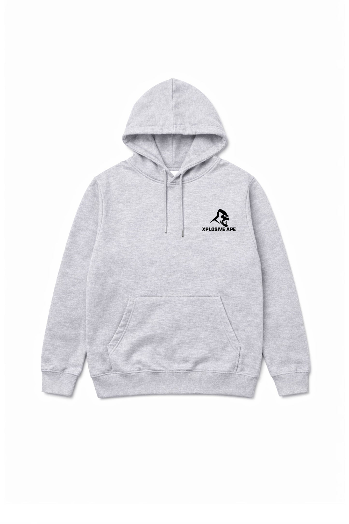 XAPE Don't Talk To Me V2 String Hoodie - Sports Grey