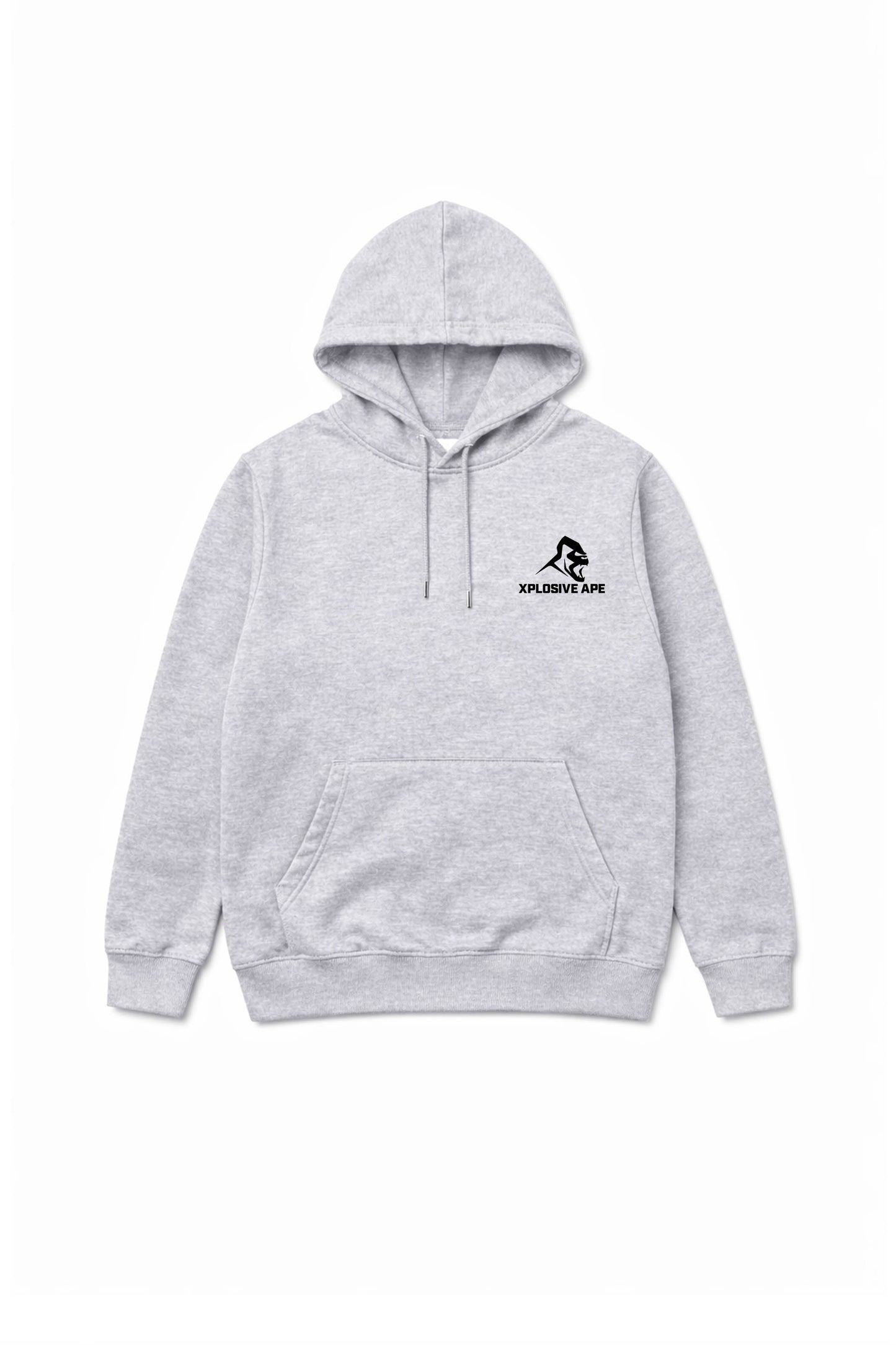 XAPE Don't Talk To Me V2 String Hoodie - Sports Grey