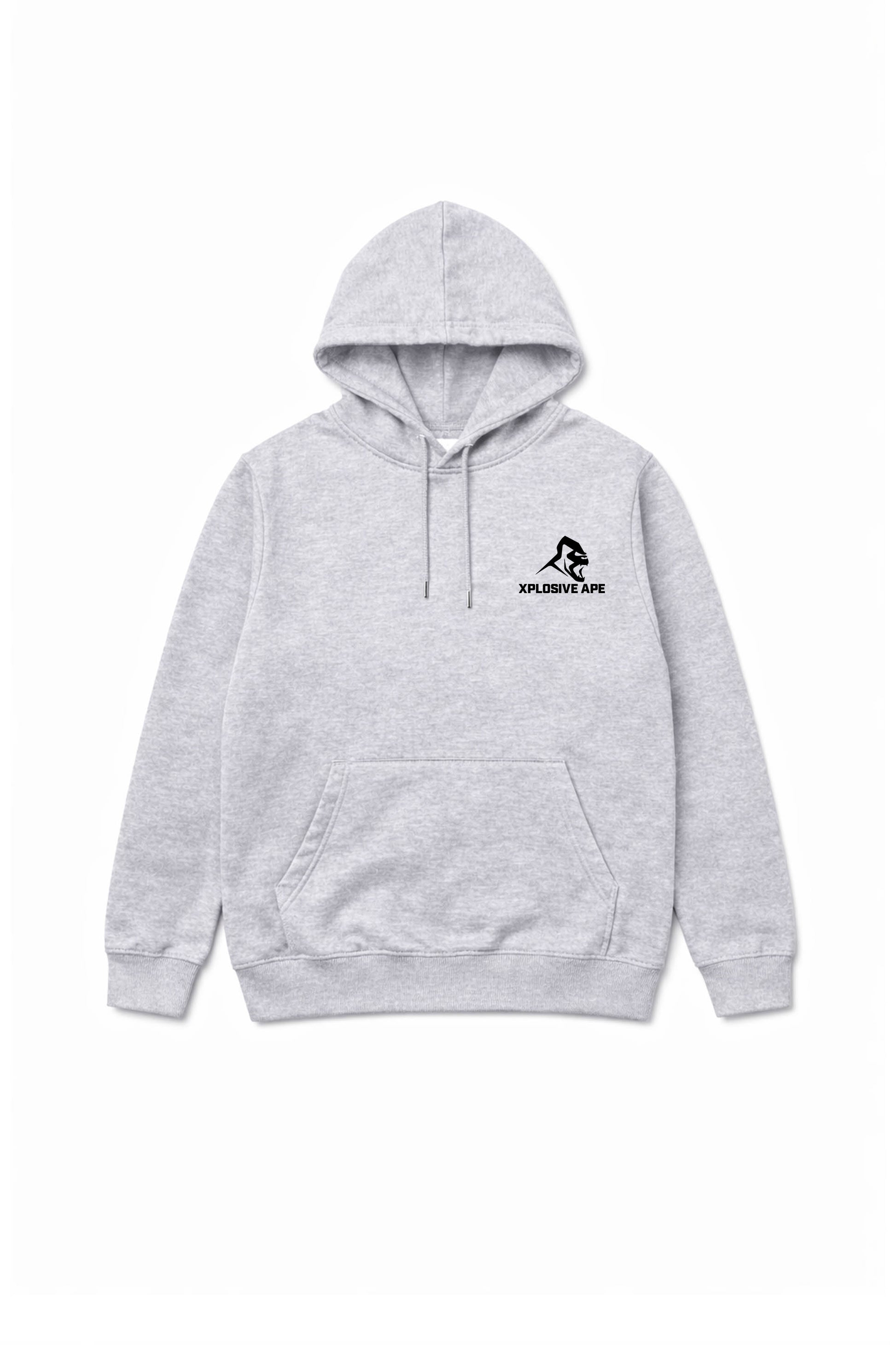 XAPE Don't Talk To Me V2 String Hoodie - Sports Grey