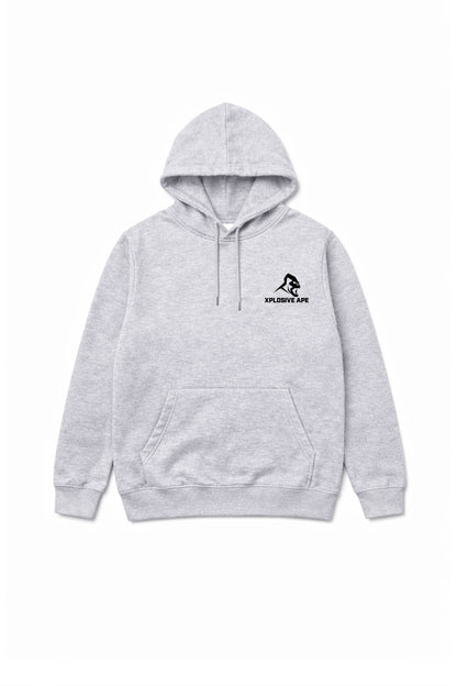 XAPE Don't Talk To Me V2 String Hoodie - Sports Grey