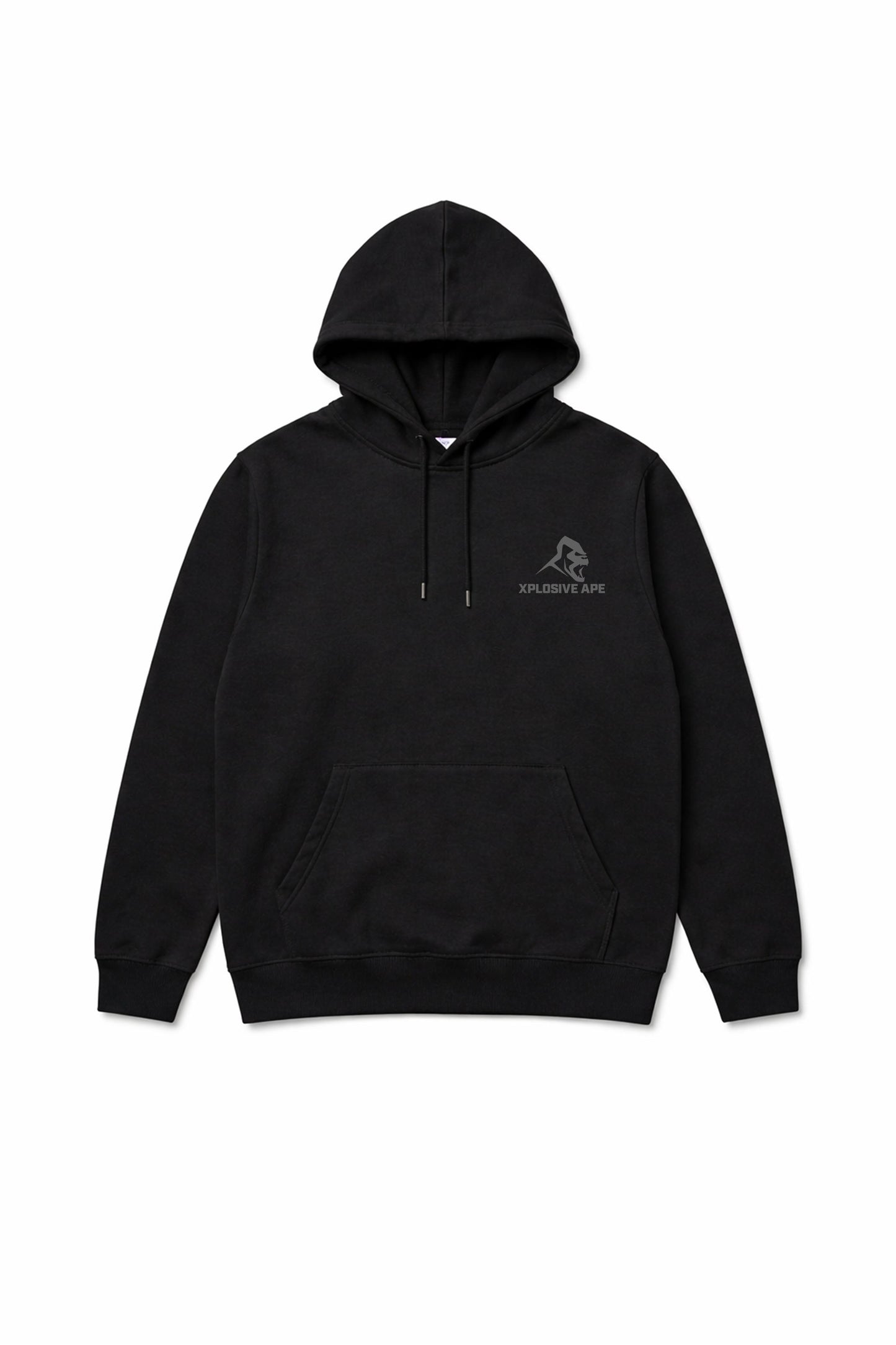XAPE Earned Not Given String Hoodie - Black