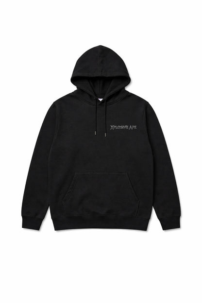XAPE Electro Seal String Hoodie - Black