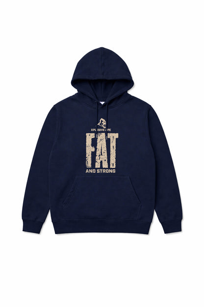 XAPE Fat And Strong V2 String Hoodie - Navy