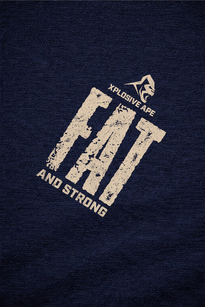XAPE Fat And Strong V2 String Hoodie - Navy
