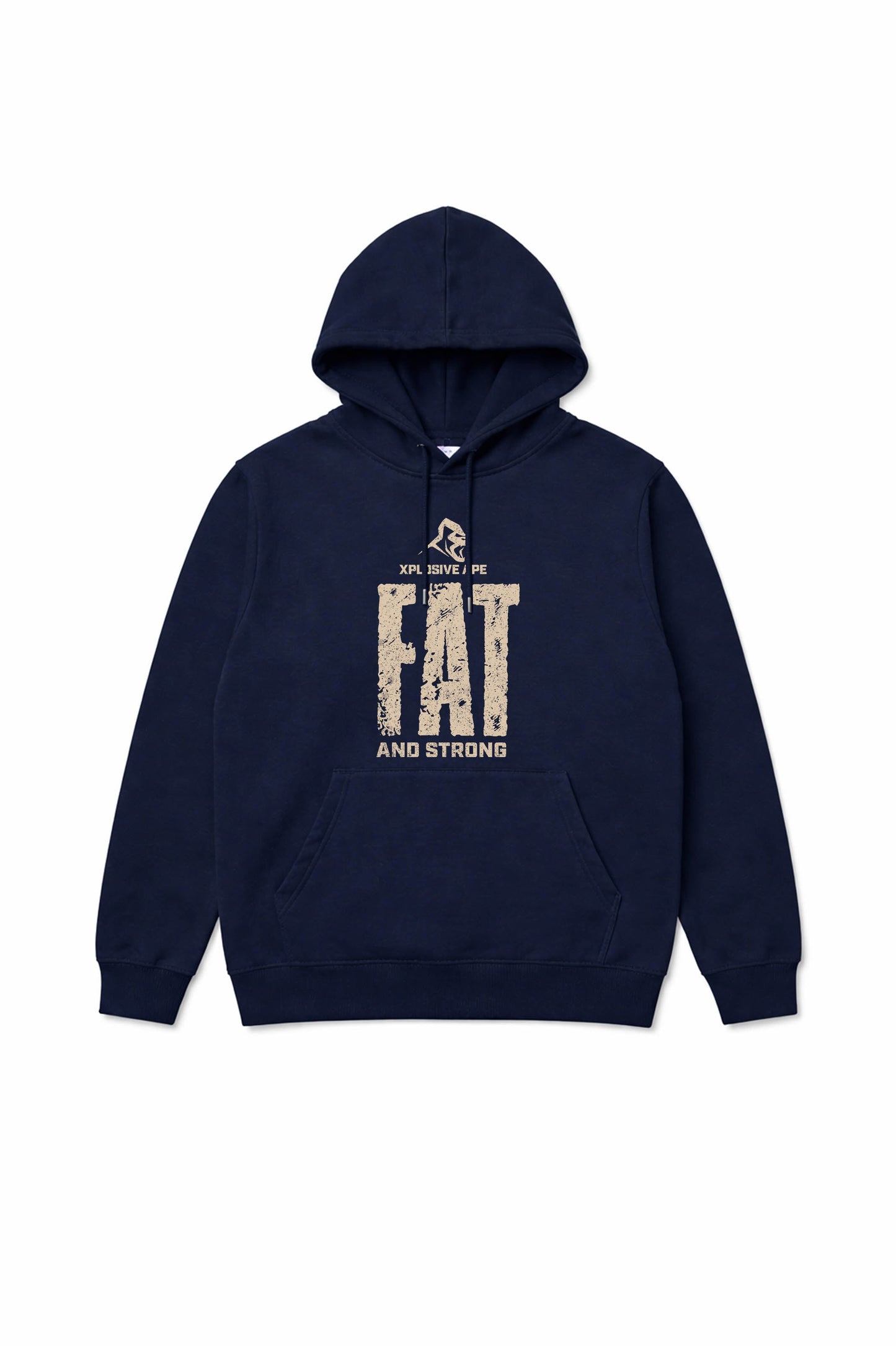 XAPE Fat And Strong V2 String Hoodie - Navy
