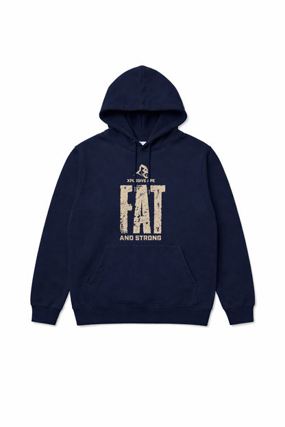 XAPE Fat And Strong V2 String Hoodie - Navy