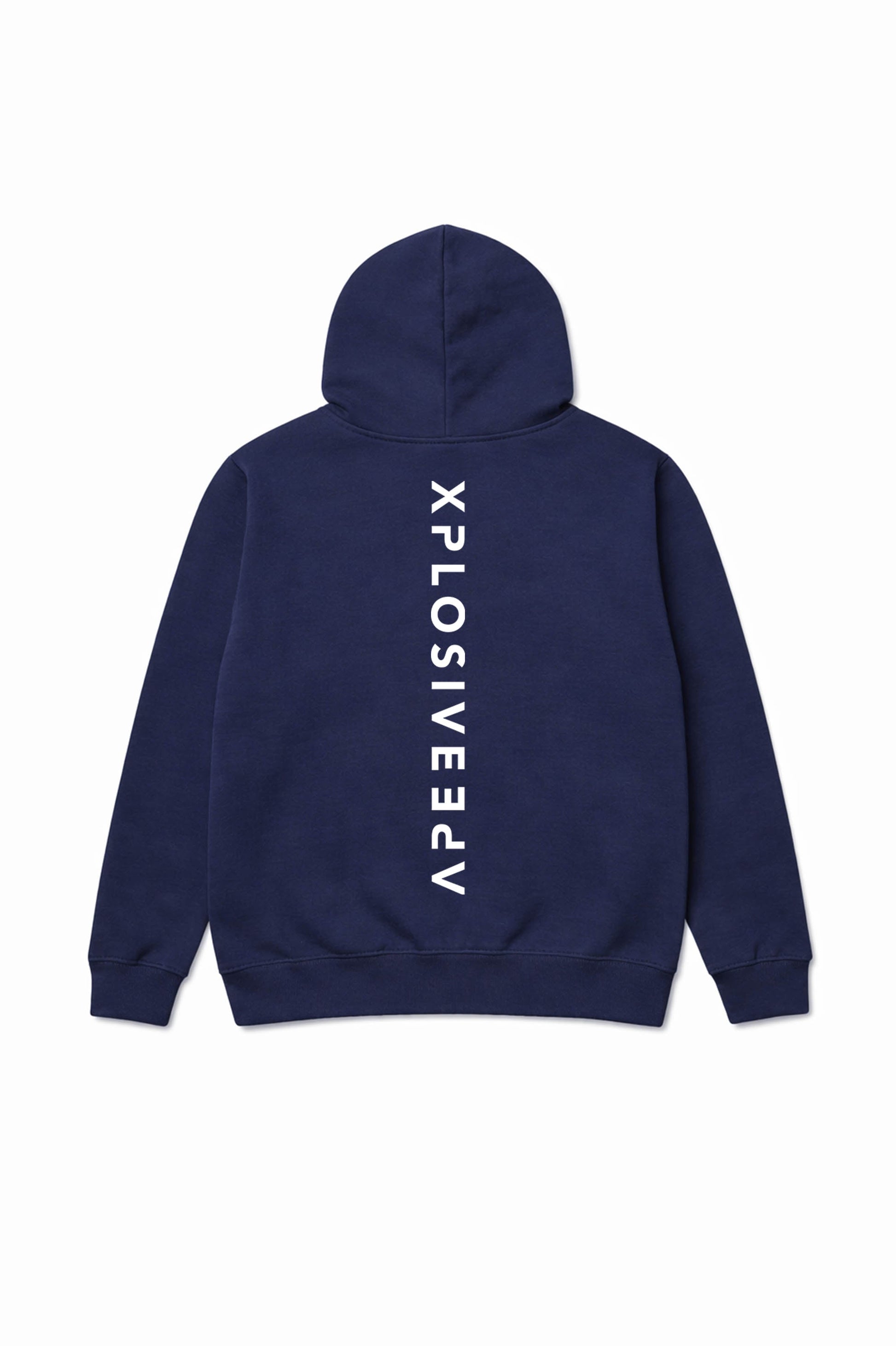 XAPE Futuristic V2 String Hoodie - Navy