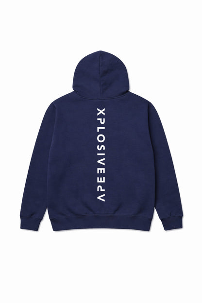 XAPE Futuristic V2 String Hoodie - Navy