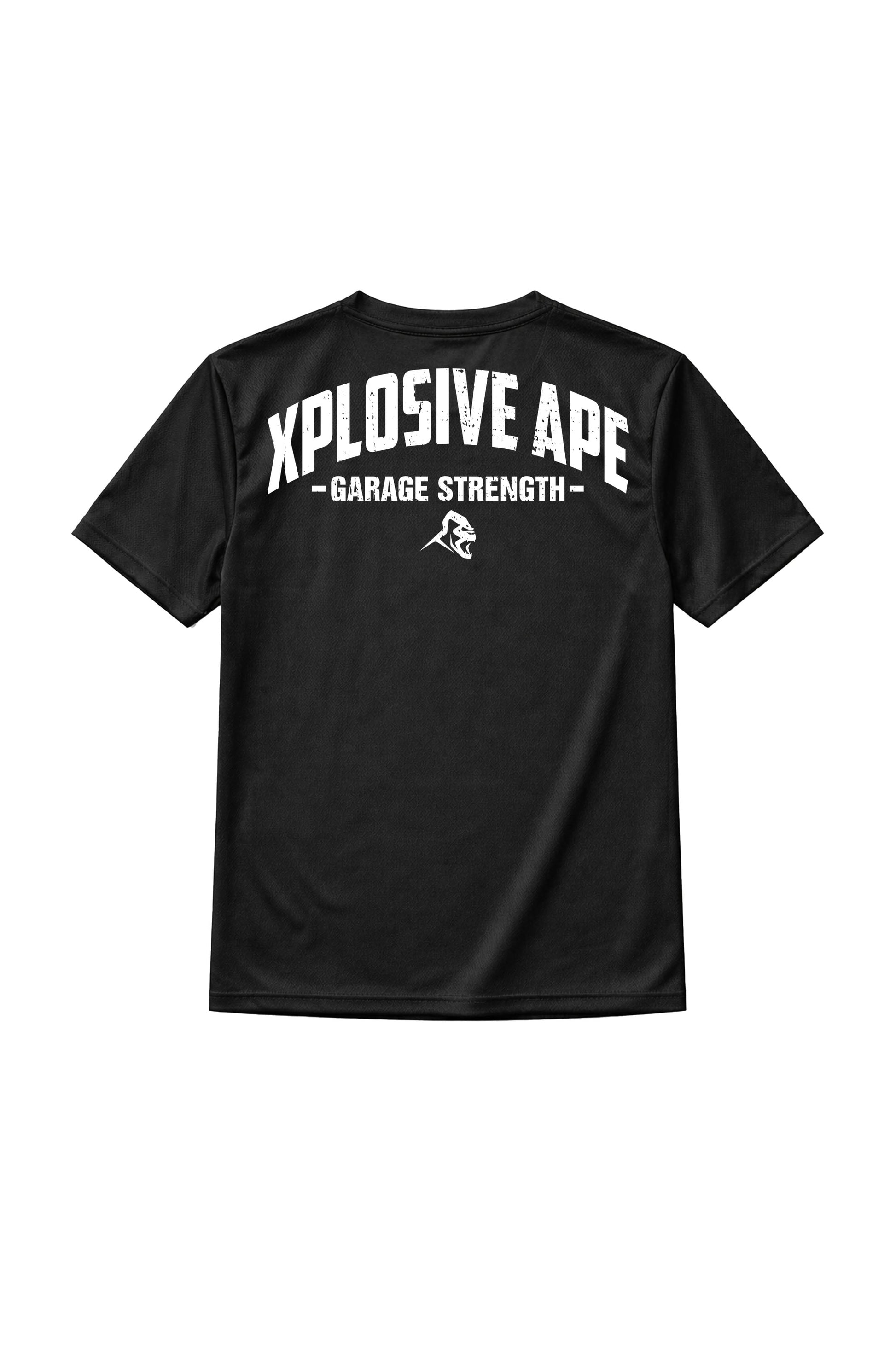 XAPE Garage Strength Tech Tee - Black