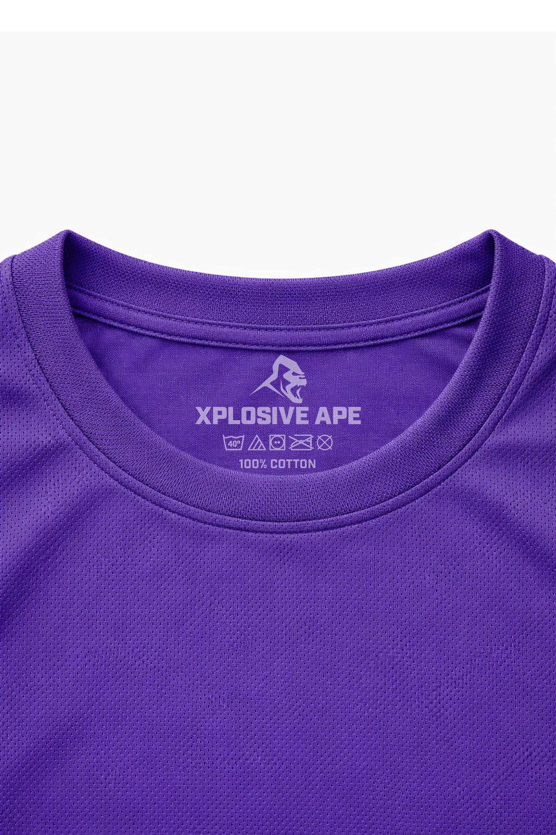XAPE Garage Strength Tech Tee - Purple