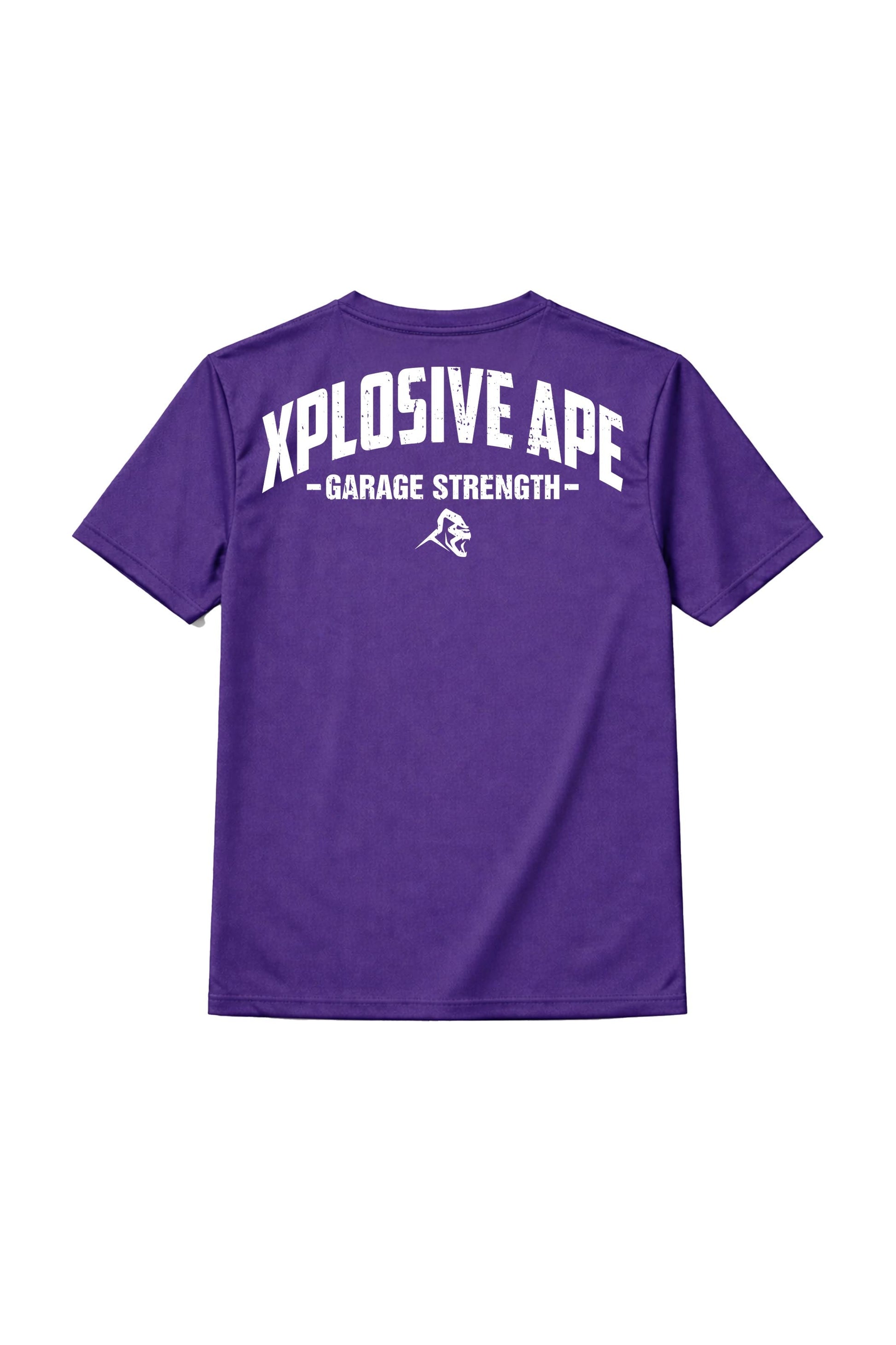 XAPE Garage Strength Tech Tee - Purple