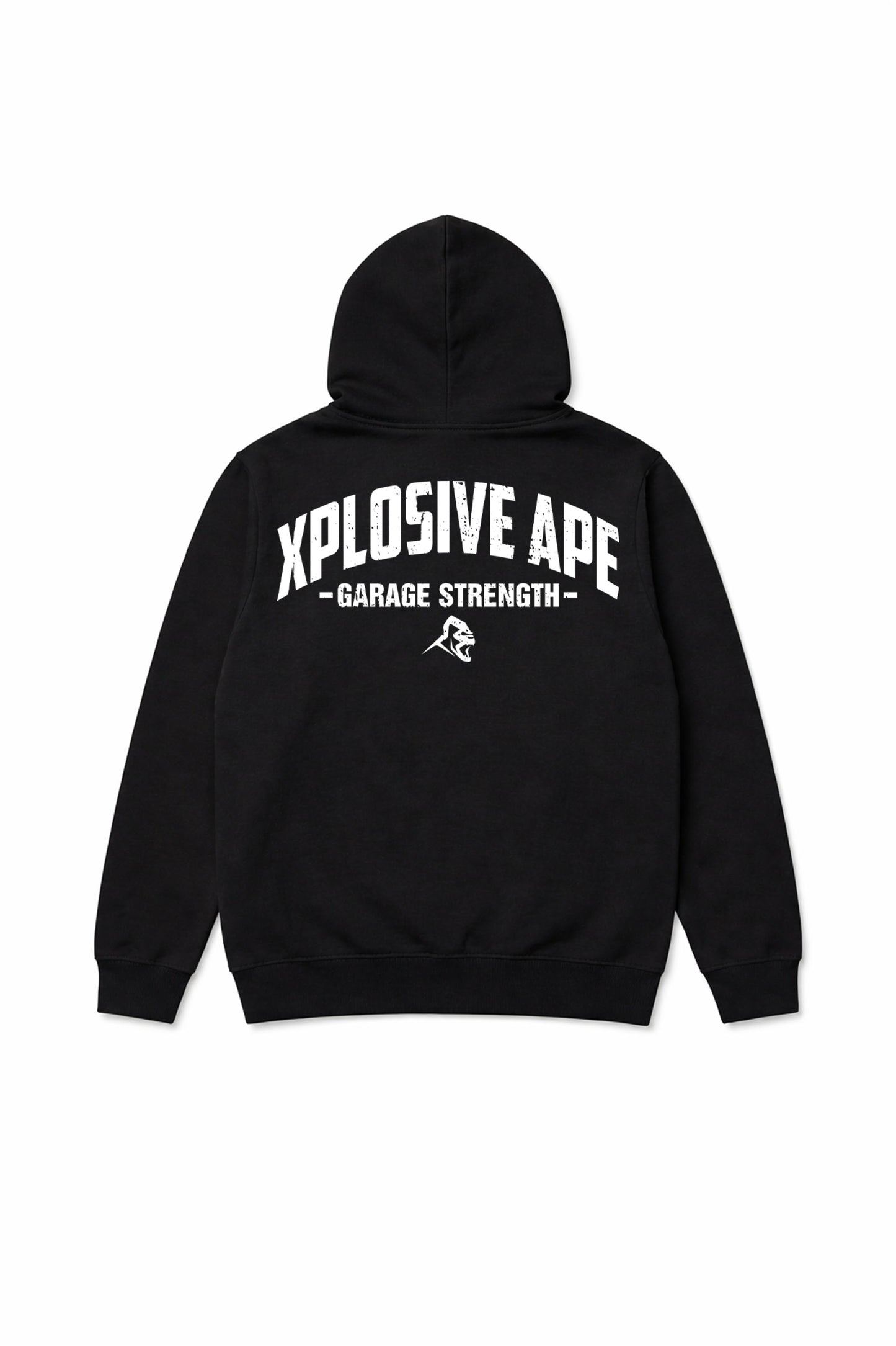 XAPE Garage Strength V2 String Hoodie - Black