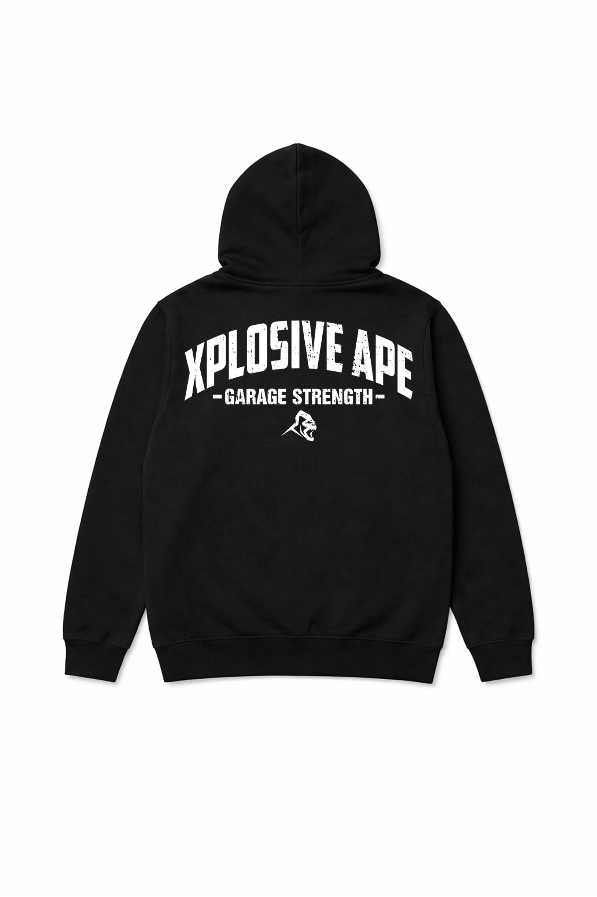 XAPE Garage Strength V2 String Hoodie - Black